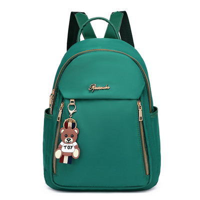 Női hátizsák felirattal és zsebbel