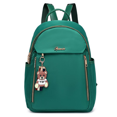 Női hátizsák felirattal és zsebbel