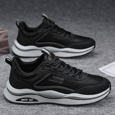 Ανδρικά πάνινα παπούτσια από οικολογικό δέρμα φθινοπώρου-χειμώνα - δύο μοντέλα