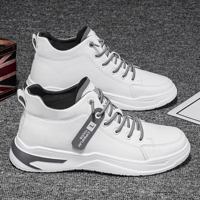 Ανδρικά πάνινα παπούτσια από οικολογικό δέρμα φθινοπώρου-χειμώνα - δύο μοντέλα