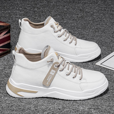 Ανδρικά πάνινα παπούτσια από οικολογικό δέρμα φθινοπώρου-χειμώνα - δύο μοντέλα