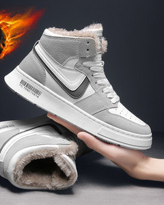 Ανδρικά sneakers με ίσια σόλα με κορδόνια