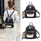 Új modell női öko bőr hátizsák kulcstartóval és első zsebbel