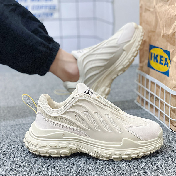 Vīriešu kedas no eko ādas un uzraksts jauns modelis