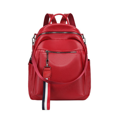 Γυναικείο δερμάτινο σακίδιο πλάτης - σε πολλά χρώματα