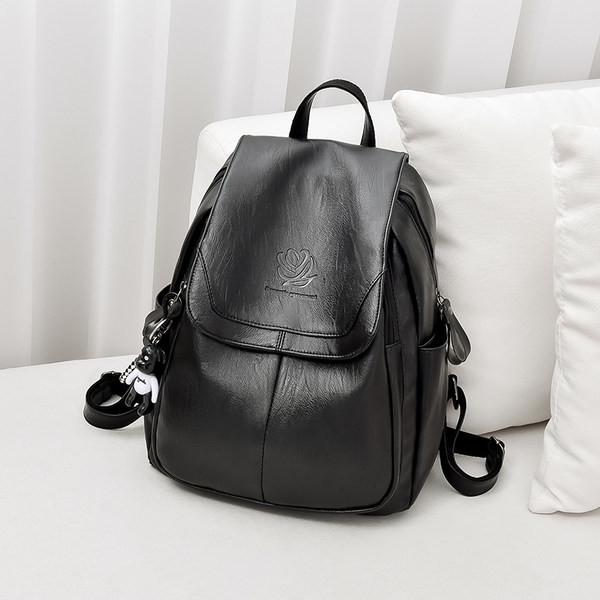 Γυναικείο δερμάτινο σακίδιο πλάτης - σε πολλά χρώματα