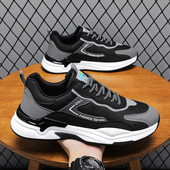 Ikdienas vīriešu kedas no eko ādas noapaļota raksta