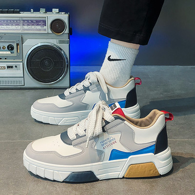 Jauna modeļa eko ādas kedas vīriešiem ar šņorēm