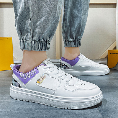 Jauna modeļa eko ādas kedas vīriešiem ar šņorēm