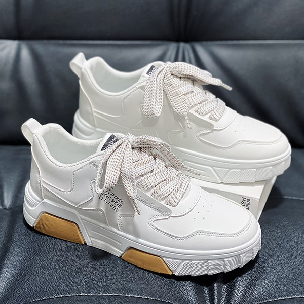 Jauna modeļa eko ādas kedas vīriešiem ar šņorēm