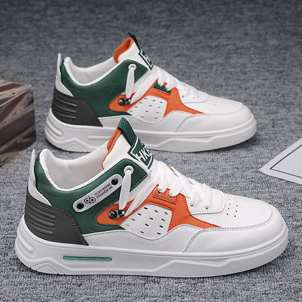 Muške visoke tenisice od eko kože sa vezicama sportski model