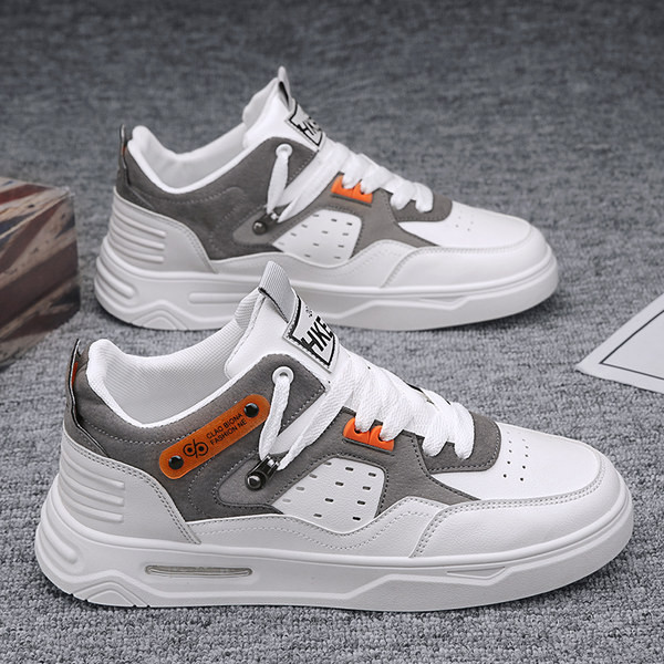 Muške visoke tenisice od eko kože sa vezicama sportski model