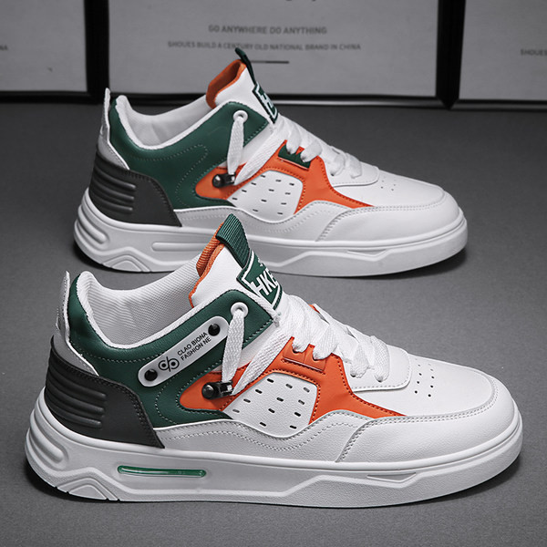 Muške visoke tenisice od eko kože sa vezicama sportski model