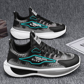 Vīriešu kedas divi modeļi ar uzrakstu un zaigojošām krāsām