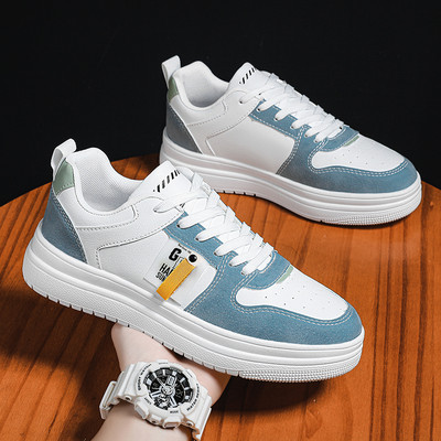 Ανδρικά sneakers casual με κέντημα και τραχιά σόλα