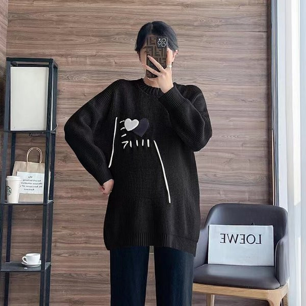 Sieviešu adīts grūtnieču džemperis