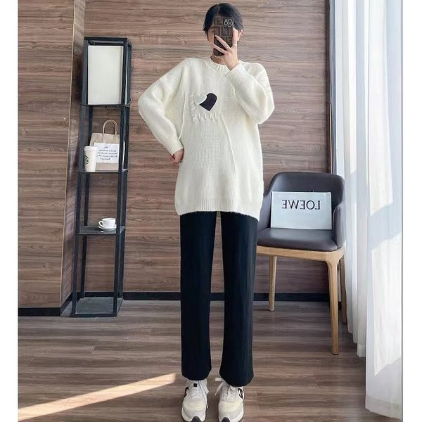 Sieviešu adīts grūtnieču džemperis