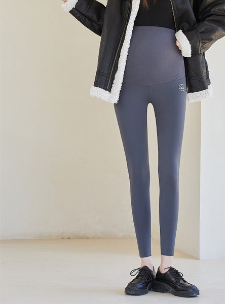 Γυναικείο κολάν εγκυμοσύνης με ψηλόμεσο fleece