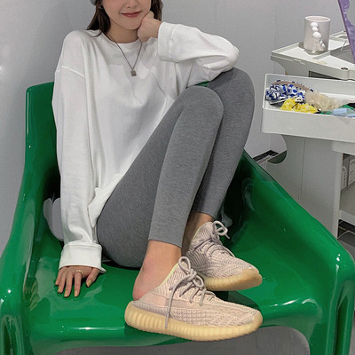 Jauns sieviešu legingu modelis grūtniecēm - melnā un pelēkā krāsā