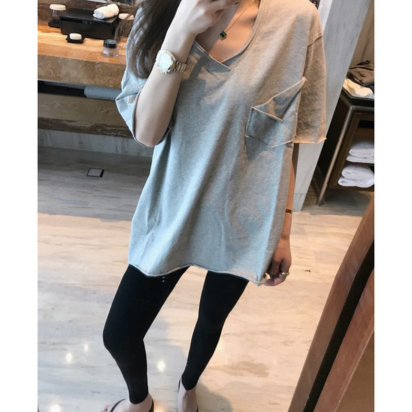 Jauns sieviešu legingu modelis grūtniecēm - melnā un pelēkā krāsā