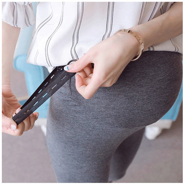 Jauns sieviešu legingu modelis grūtniecēm - melnā un pelēkā krāsā