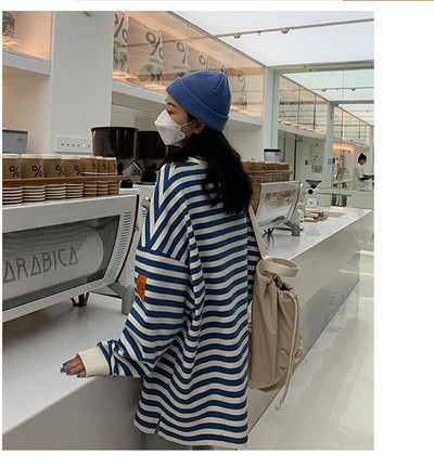 Sieviešu grūtnieču džemperis ar garām piedurknēm