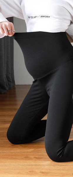 Дамски клин за бременни с широк колан 
