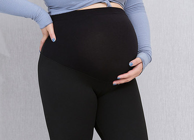 Sieviešu grūtnieču legingi ar platu jostu