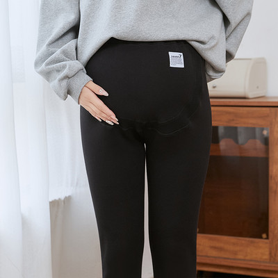 Alkalmi női leggings terhes nők számára - fekete és szürke színben