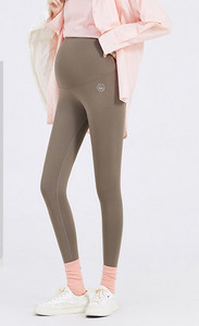 Grūtnieču legingi ar augstu jostasvietu no flīsa