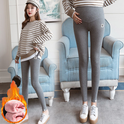 Grūtnieču flīsa legingi ar augstu vidukli