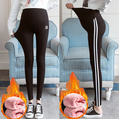 Grūtnieču flīsa legingi ar augstu vidukli