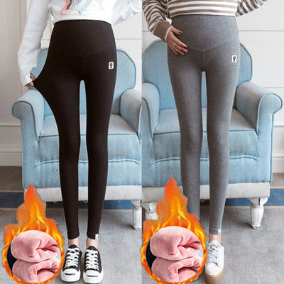 Grūtnieču flīsa legingi ar augstu vidukli