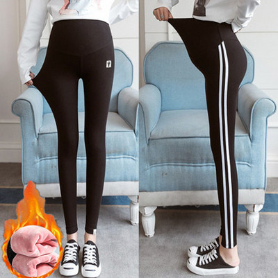 Grūtnieču flīsa legingi ar augstu vidukli