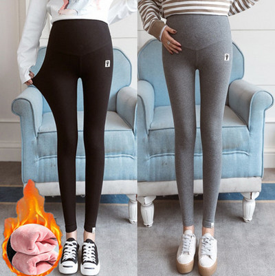 Grūtnieču flīsa legingi ar augstu vidukli