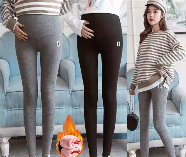 Grūtnieču flīsa legingi ar augstu vidukli