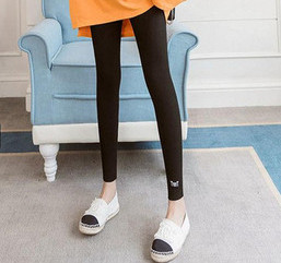 Elastīgie grūtnieču legingi ar apdruku ar augstu vidukli