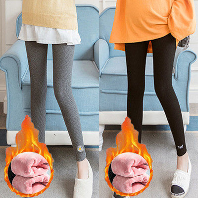 Elastīgie grūtnieču legingi ar apdruku ar augstu vidukli