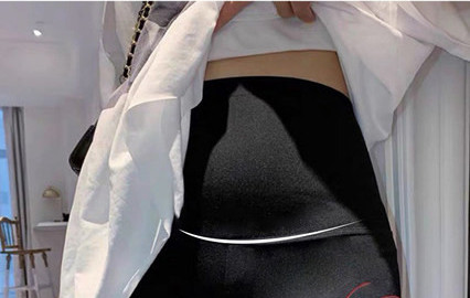 Női alkalmi bélelt kismama leggings