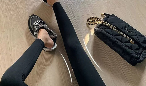 Női alkalmi bélelt kismama leggings