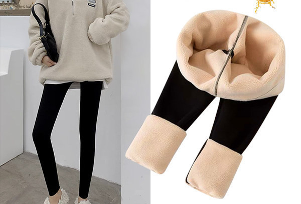 Női alkalmi bélelt kismama leggings