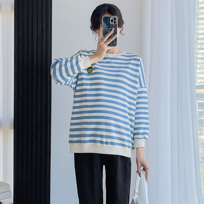 Γυναικείο εμπριμέ πουλόβερ εγκυμοσύνης