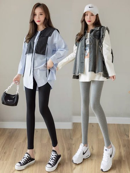 Sieviešu grūtnieču legingi ar augstu vidukli