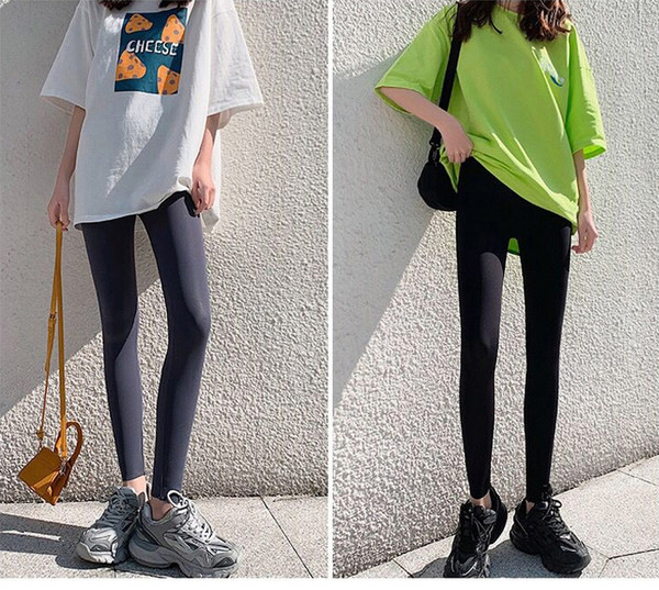 Ikdienas grūtnieču flīsa legingi ar augstu vidukli