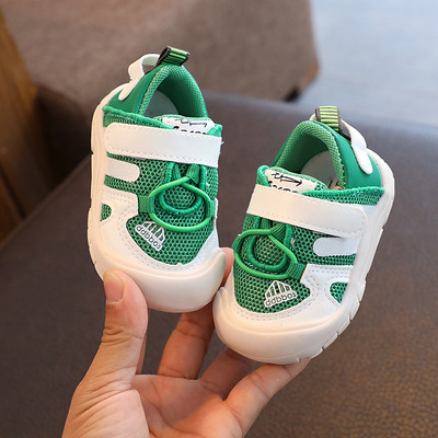 Βρεφικά παπούτσια που αναπνέουν με επιγραφή