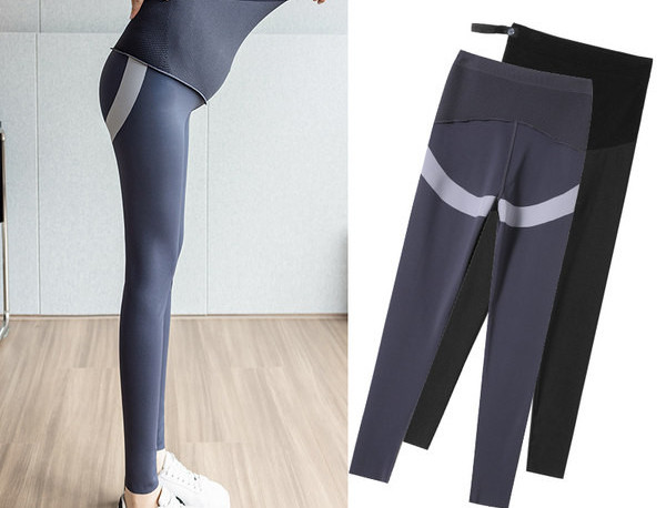 Ψηλόμεσο ελαστικό κολάν εγκυμοσύνης