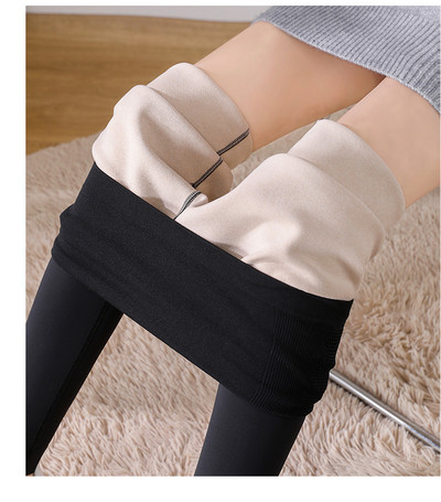 Rudens ziemas augsta jostasvieta grūtnieču legingi ar siltu oderi