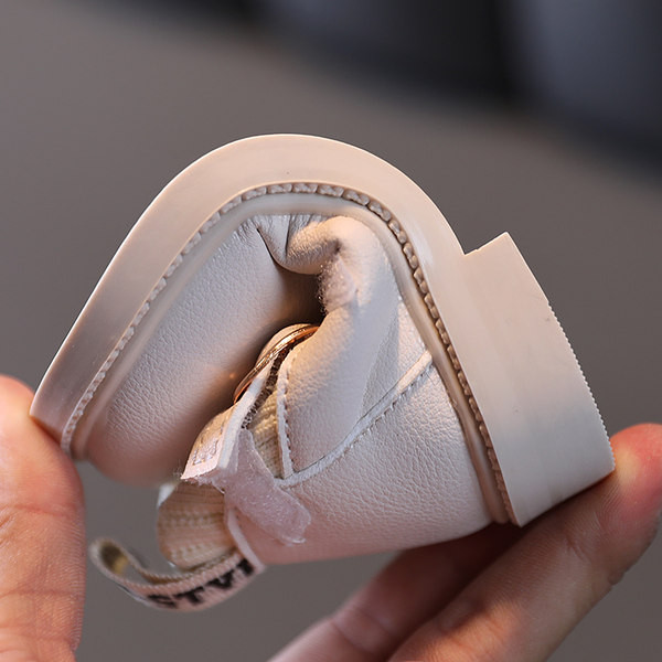 Dječje flis cipele od eko kože sa kopčanjem na kopču