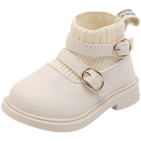 Dječje flis cipele od eko kože sa kopčanjem na kopču