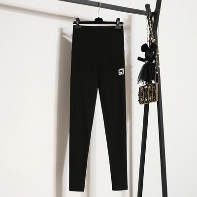 Γυναικείο κολάν εγκυμοσύνης με ψηλόμεσο casual σχέδιο